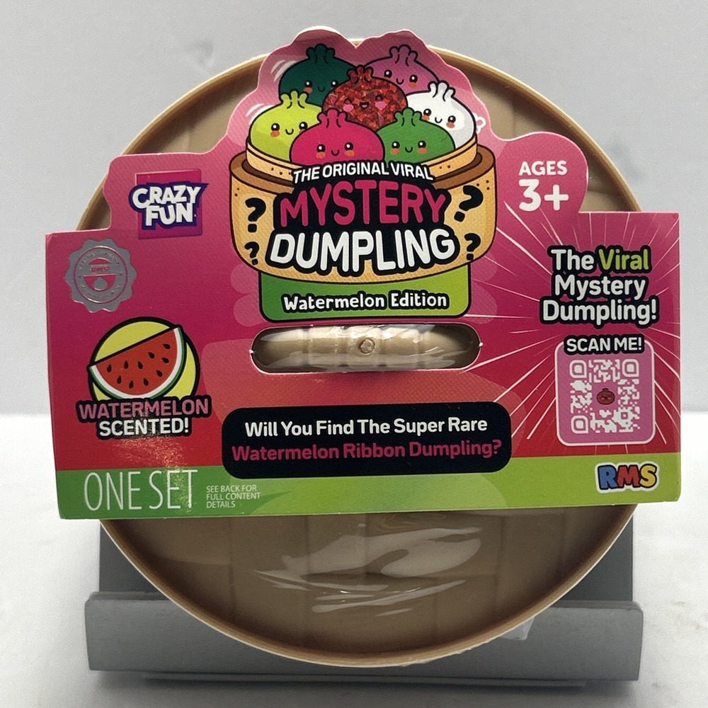 RMS Crazy Fun Mystery Dumpling Watermelon Edition Blind Pack,Scented, New sealed